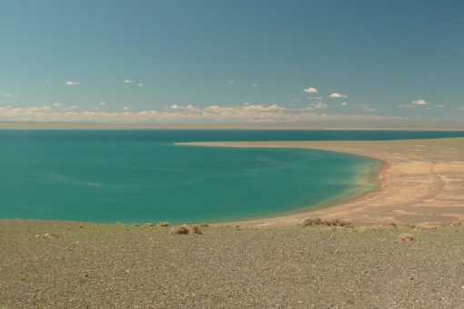 Западная Монголия, на берегу озера Хяргас-Нуур