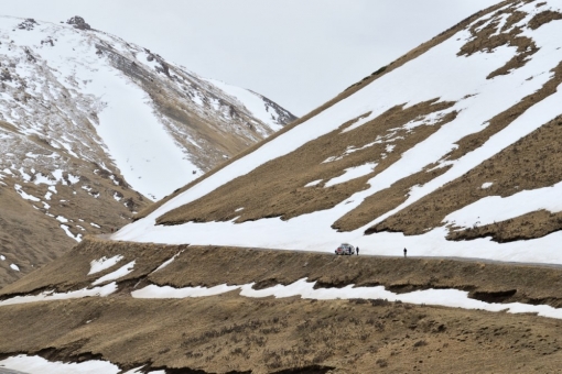 Дорога в Ваханской долине, Таджикистан