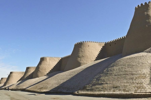Жемчужина Узбекистана. Город Хива - стены крепости Ичан-Кала