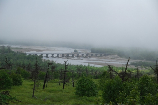 Окрестности Магадана, дорога на охотское море